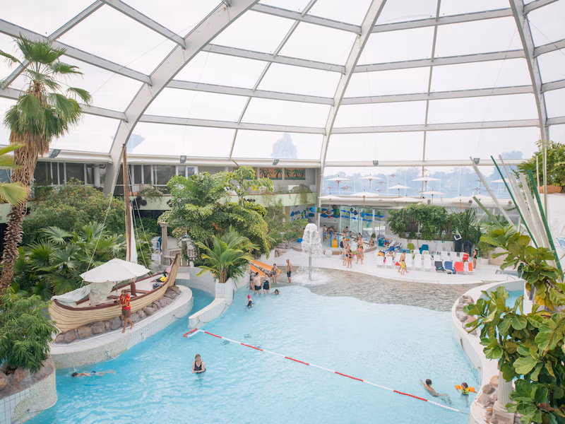 The dome of the huge aquaparc