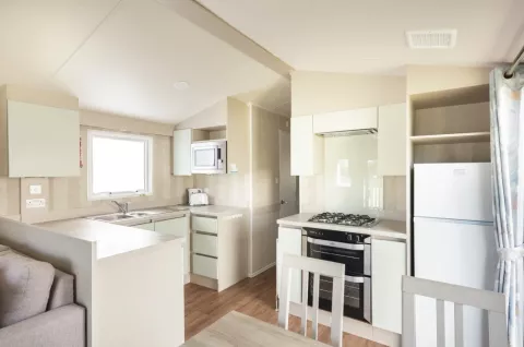 Silver Caravan Kitchen